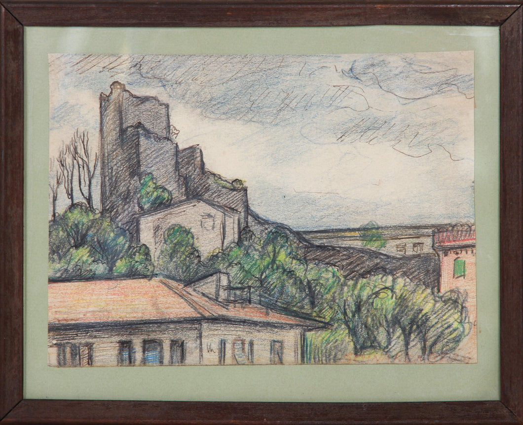 Castello di Fieschi Chiavari Pencil | Henry Ernest Schnakenberg,{{product.type}}