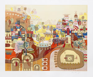 Castle in the Hills Screenprint | Heshi Yu,{{product.type}}