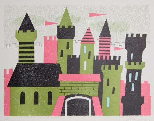 Castle Lithograph | Arthur Seiden,{{product.type}}
