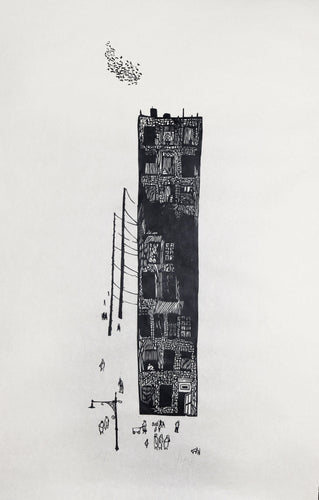 Castle Street Woodcut | Leonard Baskin,{{product.type}}