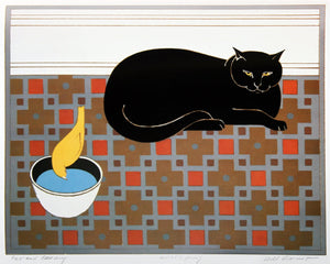 Cat and Canary Poster | Will Barnet,{{product.type}}
