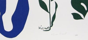 Cat in Garden Screenprint | Andrew Hirsch,{{product.type}}