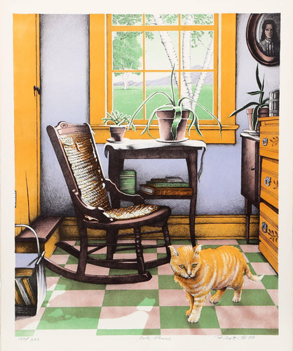 Cat Paws Lithograph | Rick Grote,{{product.type}}
