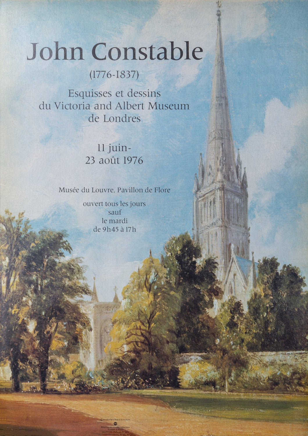 Cathedral Poster | John Constable,{{product.type}}