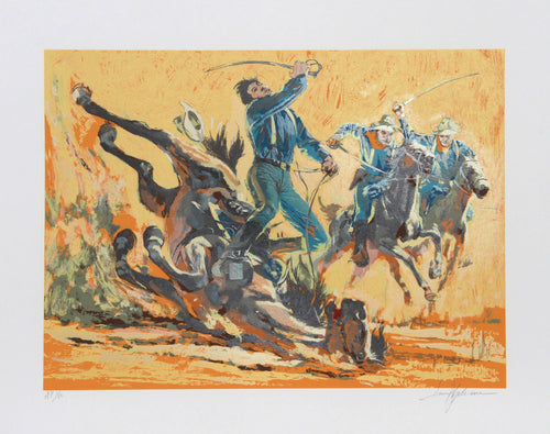 Cavalry Charge Screenprint | Harry Schaare,{{product.type}}