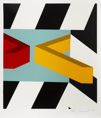 Caves Screenprint | Allan D’Arcangelo,{{product.type}}