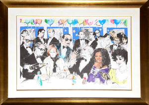 Celebrity Night at Spago Screenprint | LeRoy Neiman,{{product.type}}