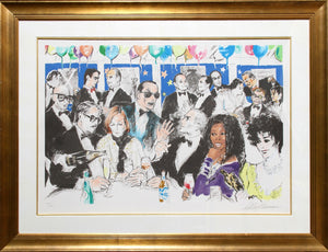 Celebrity Night at Spago Screenprint | LeRoy Neiman,{{product.type}}