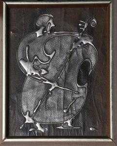 Cello Player Metal | Unknown Artist,{{product.type}}