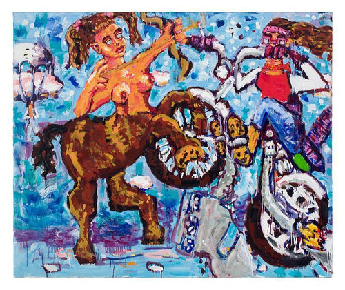 Centaur and Biker Oil | Greg Kessler,{{product.type}}