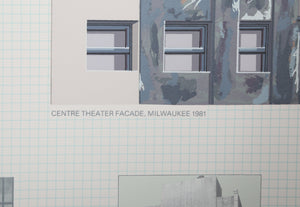 Center Theater Facade, Milwaukee Screenprint | Richard Haas,{{product.type}}