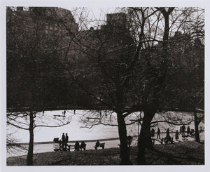 Central Park Ice Skating Rink Black and White | Unknown Artist,{{product.type}}