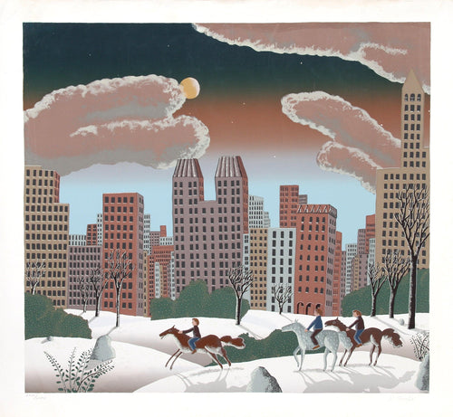 Central Park II Screenprint | Thomas McKnight,{{product.type}}