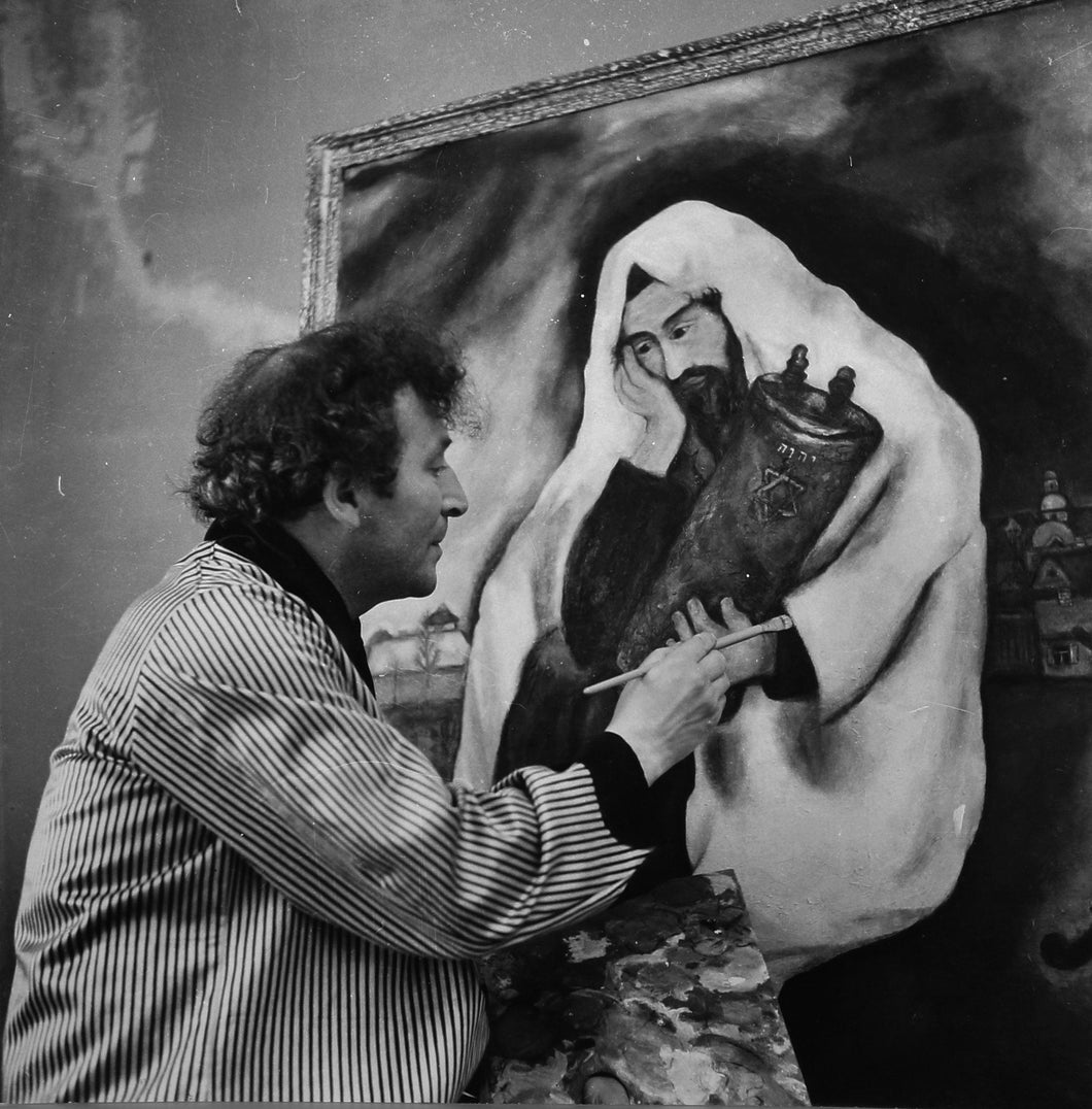 Chagall with Solitude Black and White | Boris Lipnitzki,{{product.type}}