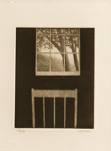 Chair at Window Lithograph | Robert Kipniss,{{product.type}}