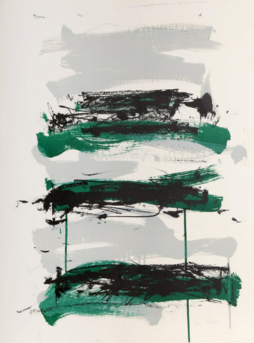 Champs (Black, Gray and Green) Lithograph | Joan Mitchell,{{product.type}}