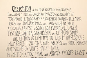 Charenton Title Page Lithograph | José Luis Cuevas,{{product.type}}