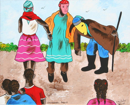 Charikanari Dance Acrylic | Isiah Nicholas,{{product.type}}