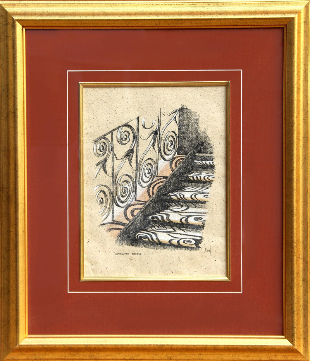 Charleston Details (Staircase) Ink | Doon,{{product.type}}