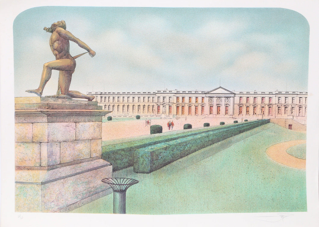 Chateau de Versailles Lithograph | Rolf Rafflewski,{{product.type}}