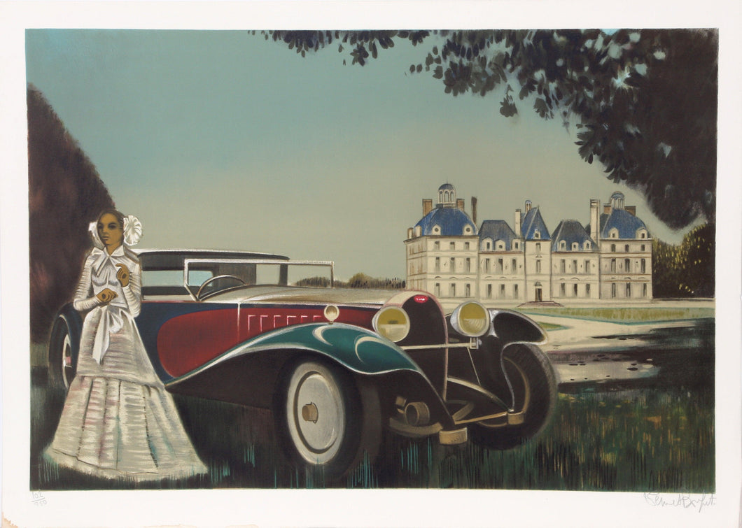 Chateau (The Car) Lithograph | Robert Vernet Bonfort,{{product.type}}