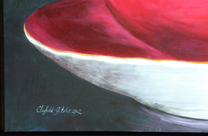 Cherries in a Teacup Oil | Elaine Clarfield-Gitalis,{{product.type}}