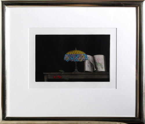Cherries Lamp and Book Etching | Tomoe Yokoi,{{product.type}}