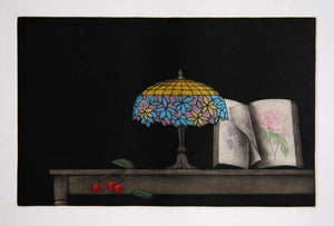 Cherries Lamp and Book Etching | Tomoe Yokoi,{{product.type}}