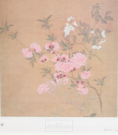 Cherry Blossoms and Wild Roses Poster | Yun Shou-P'ing,{{product.type}}