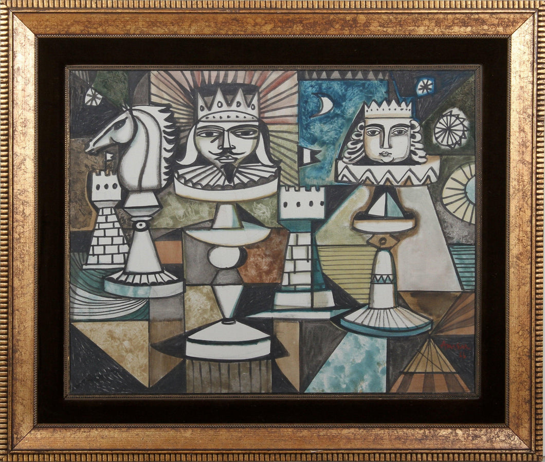 Chess Mixed Media | Irving Amen,{{product.type}}