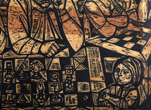 Chess Woodcut | Irving Amen,{{product.type}}