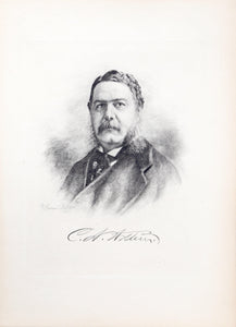Chester A. Arthur from The Presidents of the United States Etching | P. Raymond Audibert,{{product.type}}