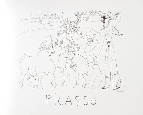 Chevalier Picador dans l'Arene Lithograph | Pablo Picasso,{{product.type}}
