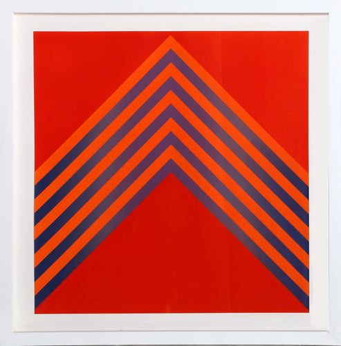 Chevron Screenprint | Unknown Artist,{{product.type}}