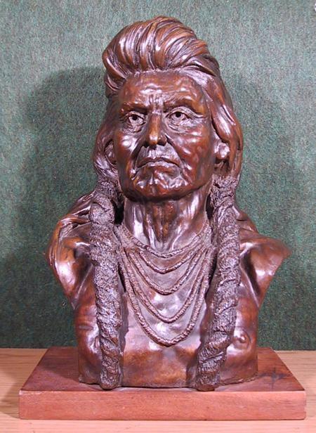Chief Joseph of the Nez Perce Indians Metal | Arnold Goldstein,{{product.type}}