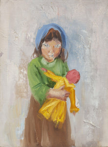Child with Doll oil | Sandu Liberman,{{product.type}}