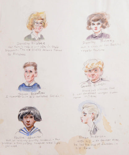 Childhood Illustration Page Watercolor | Marshall Goodman,{{product.type}}