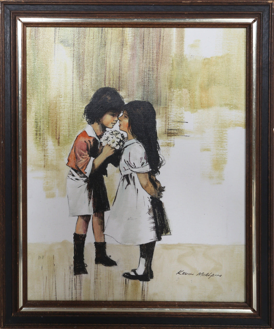 Children with Flowers Oil | Kevin McAlpin,{{product.type}}