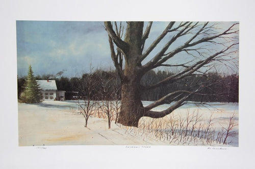 Chimney Smoke Lithograph | M. Barker,{{product.type}}