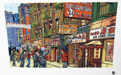 Chinatown (Chinese New Year Parade) Screenprint | Cindy Wolsfeld,{{product.type}}
