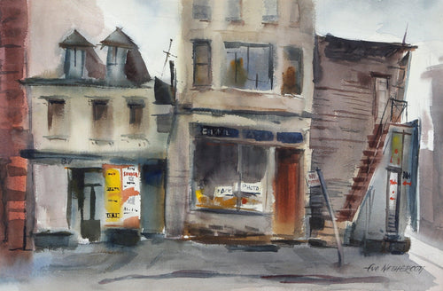Chinatown (P4.22) Watercolor | Eve Nethercott,{{product.type}}