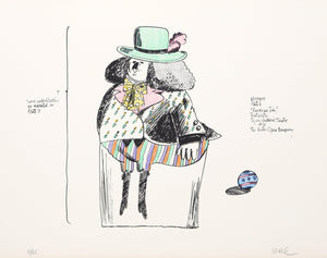 Choregos from the Punch and Judy Portfolio Lithograph | Robert Israel,{{product.type}}