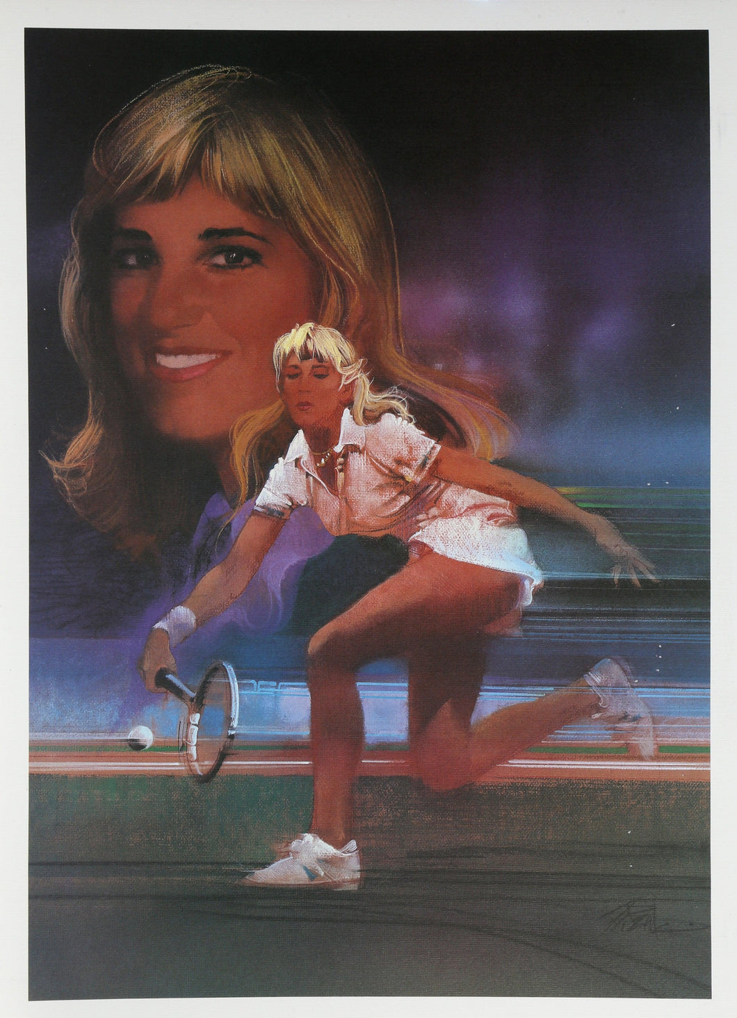 Chris Evert Lloyd Poster | Robert Peak,{{product.type}}
