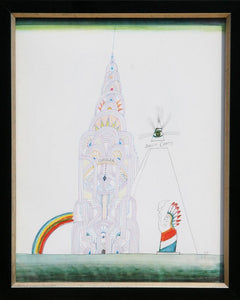 Chrysler Building (Day) Lithograph | Saul Steinberg,{{product.type}}