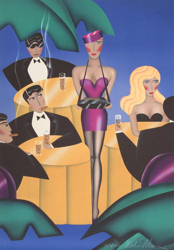 Cigars Cigarettes Lithograph | Robin Morris,{{product.type}}