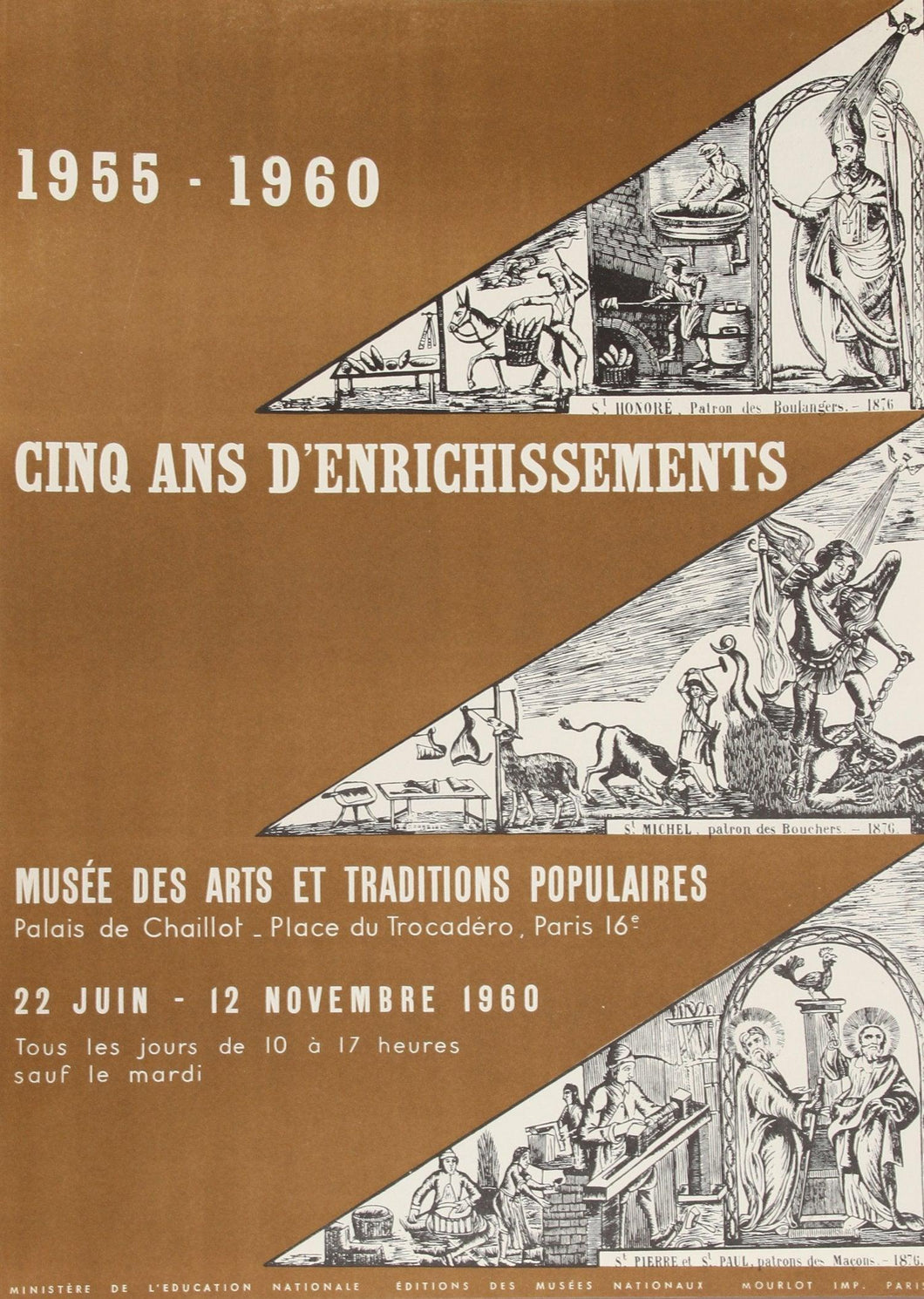 Cinq ans d'Enrichissements: Musee des arts et Traditions Populaires Poster | Unknown Artist,{{product.type}}