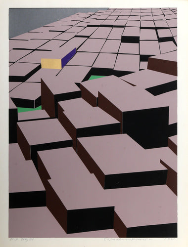 City 115 screenprint | Risaburo Kimura,{{product.type}}