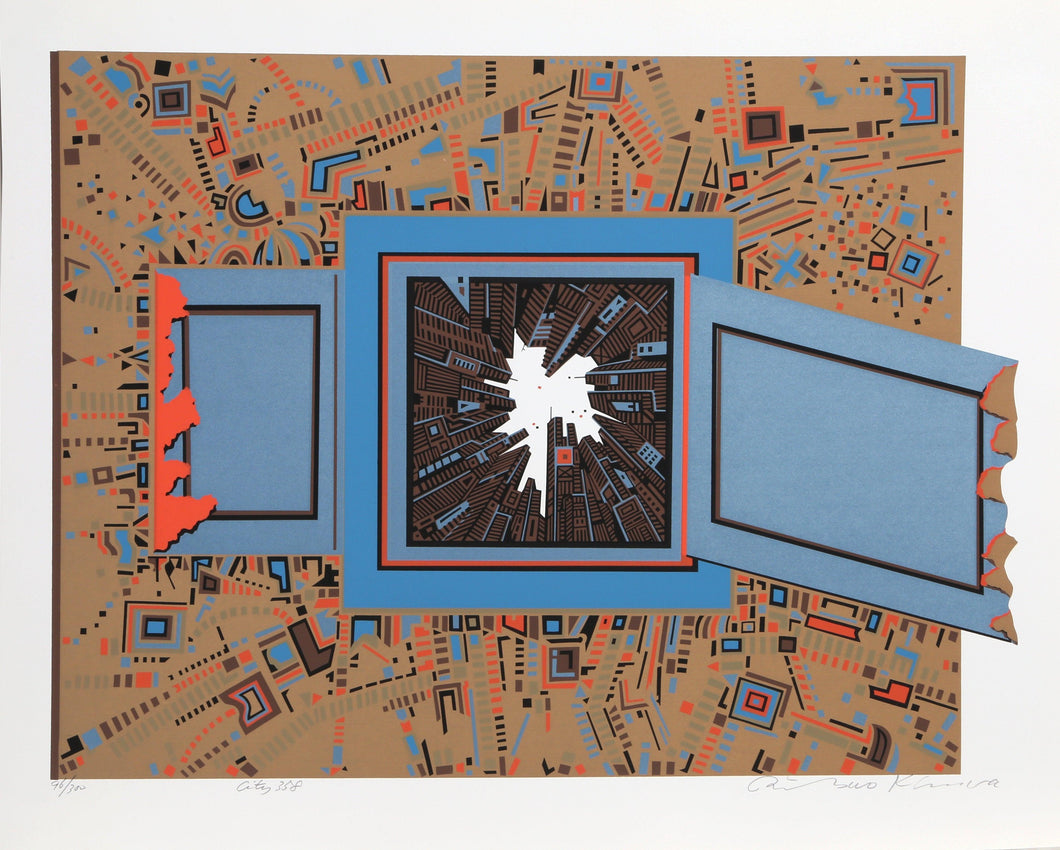 City 358 Screenprint | Risaburo Kimura,{{product.type}}