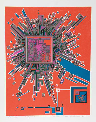 City 360 Screenprint | Risaburo Kimura,{{product.type}}