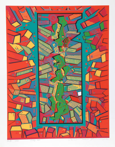 City 361 Screenprint | Risaburo Kimura,{{product.type}}